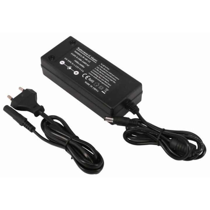 BARRETTE LED ALIMENTATION 60W 24V/2.5A - PLASTIQUE GARANTIE 3 ANS