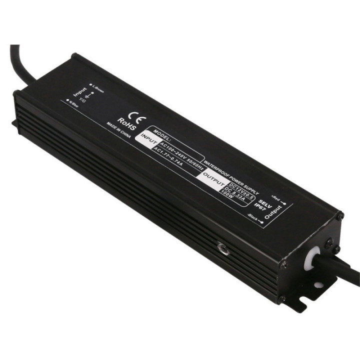 ALIMENTATION LED ÉTANCHE IP67 60W 24V/2.5A - GARANTIE 3 ANS