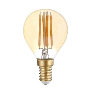 BOUGIE LED G45 E14 4W 400LM 2500K AC220-240V VERRE DORÉ