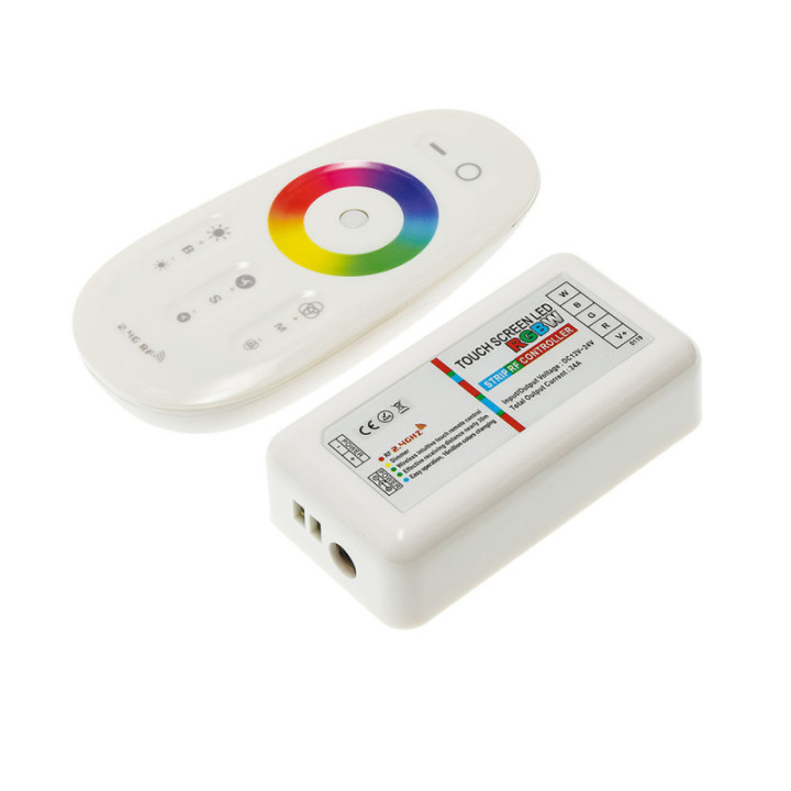 TÉLÉCOMMANDE LED STRIP RGBW MINI 12-24V - TOUCH CONTROLLER WHITE