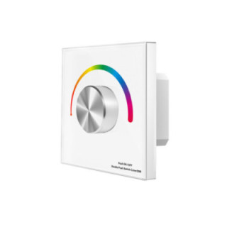 CONTRÔLEUR LED RGB T3-K BLANC 12-24VDC 3CH*4A, MAX 12A 244W/488W(12V/24V)
