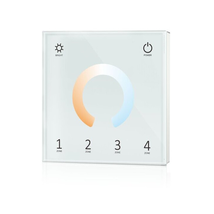 DIMMING DMX CONTROL+REMOTE CONTROL 85-265VAC DMX512+RF2.4G WHITE