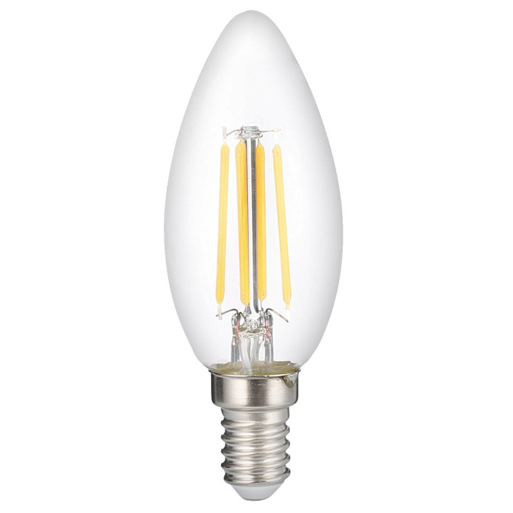 BOUGIE LED C35 6W 730LM E14 220-240V 4500K FILAMENT