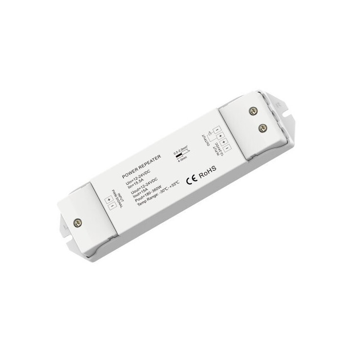 RÉPÉTEUR DE PUISSANCE 5-36VDC 15A*1CH 75W/180W/360W/540W(5/12/24/36V)