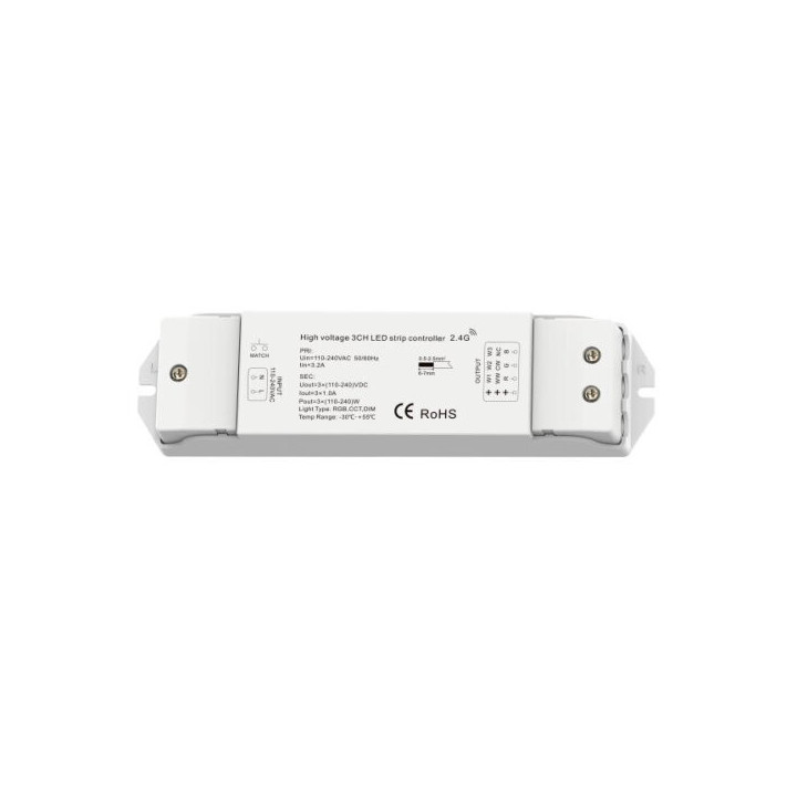 RÉPÉTEUR DE PUISSANCE CONTRÔLEUR HAUTE TENSION 110-240VAC 1A*3CH MAX3A 330-720W