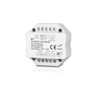 RF à 1CH Variateur LED 0/1-10V 100-240VAC Max 20mA