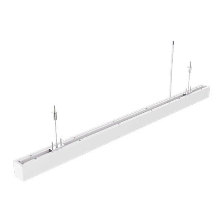 LUMINAIRES SUSPENDUS LINÉAIRES À LED 40W AC200-240V CORPS BLANC 4000K - 3 ANS DE GARANTIE