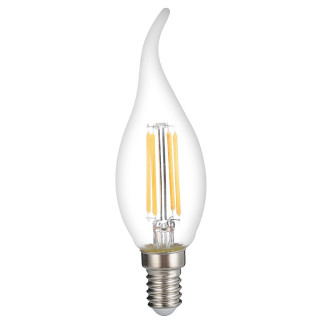 BOUGIE LED C35 4W 400LM E14 175-265V 2700K - TIP FILAMENT CLEAR GLASS DIMMABLE