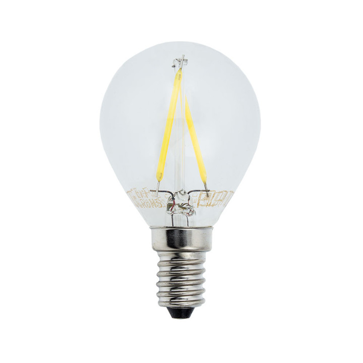 AMPOULE LED G45 2W 200LM E14 175-265V 4500K FILAMENT