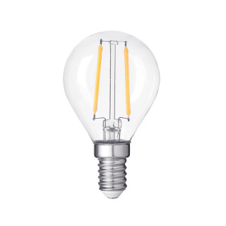 AMPOULE LED G45 4W 400LM E14 175-265V 2700K FILAMENT CLEAR GLASS DIMMABLE