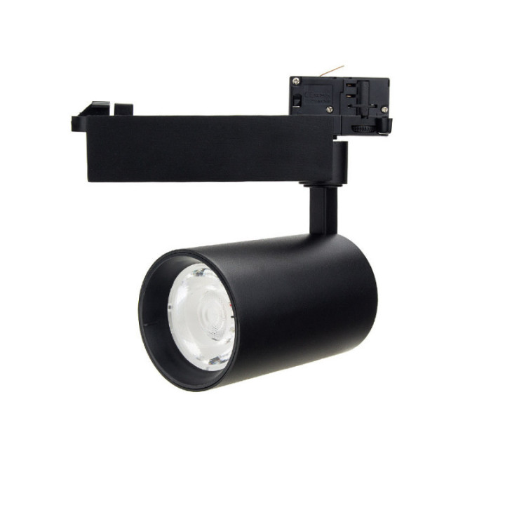 LED TRACK LIGHT 25W 220V 650mA BA 24  110Lm W BLACK BODY, 3000K