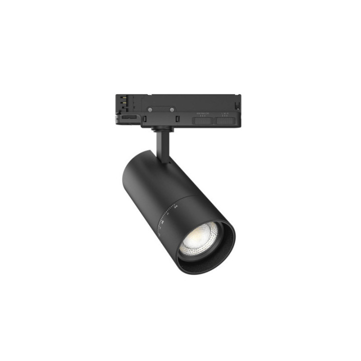 LED TRACK LIGHT 20W 25W 30W CCT- 3000K 4000K 5000K  BRIDGELUX COB CRI 90 90LM W 220-240V - BLACK BODY