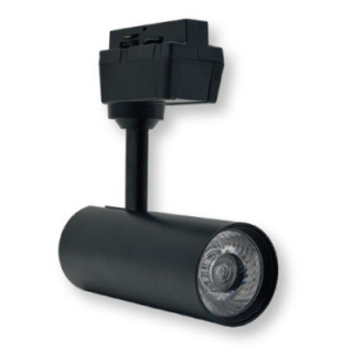 LED TRACK LIGHT 12W 220V BRIDGELUX COB CHIP 1200LM 2700K BLACK BODY