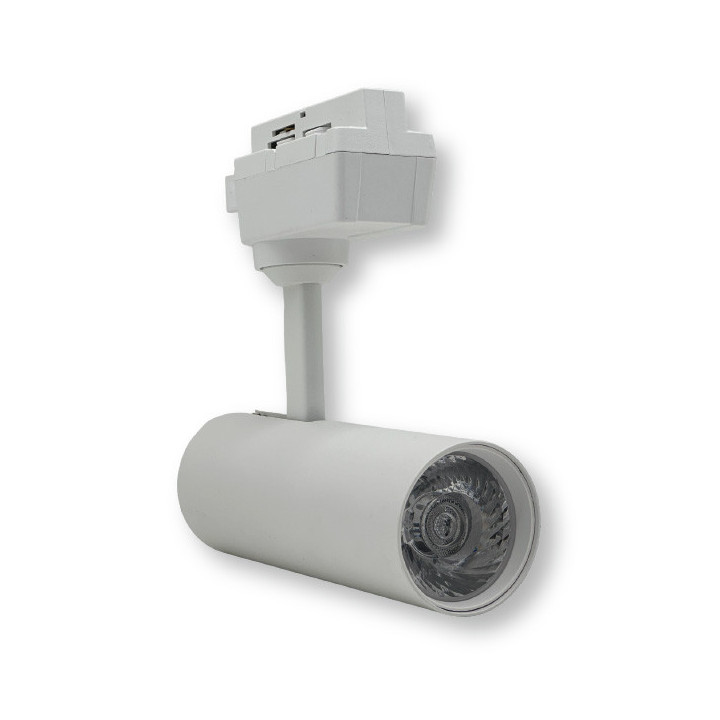 LED TRACK LIGHT 12W 220V BRIDGELUX COB CHIP 1200LM 4000K WHITE BODY