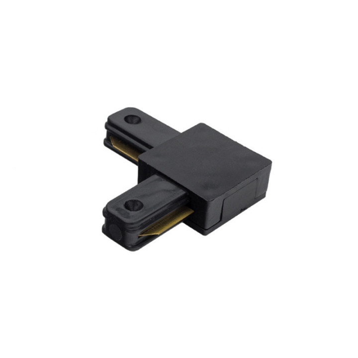 CONNECTEUR POUR SYSTÈME DE RAIL ANGLE NOIR