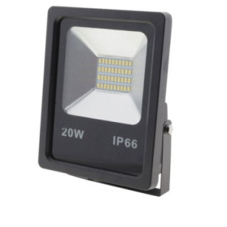 20W LED SMD FLOODLIGHT AC95V-AC265V 80lm/W 150° 2700K - IP66