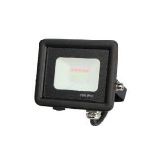 LED SMD FLOODLIGHT BLACK 10W 800LM AC220-240V 120° IP65 RGB