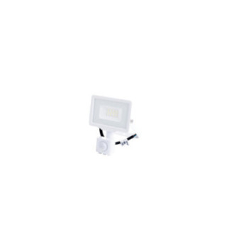 LED SMD FLOODLIGHT WHITE 10W 800LM AC220-265V 120° IP65 6000K - avec détecteur
