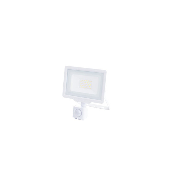 LED SMD FLOODLIGHT WHITE 20W 1600LM AC220-265V 120° IP65 2700K - avec détecteur