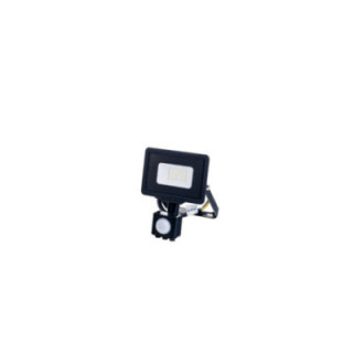LED SMD FLOODLIGHT BLACK 10W 800LM AC220-265V 120° IP65 2700K - avec détecteur