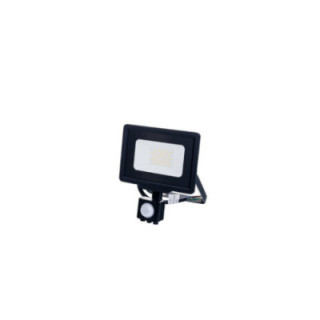 LED SMD FLOODLIGHT BLACK 20W 1600LM AC220-265V 120° IP65 2700K - avec détecteur