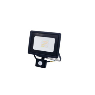 LED SMD FLOODLIGHT BLACK 50W 4000LM AC220-265V 120° IP65 4500K - avec détecteur