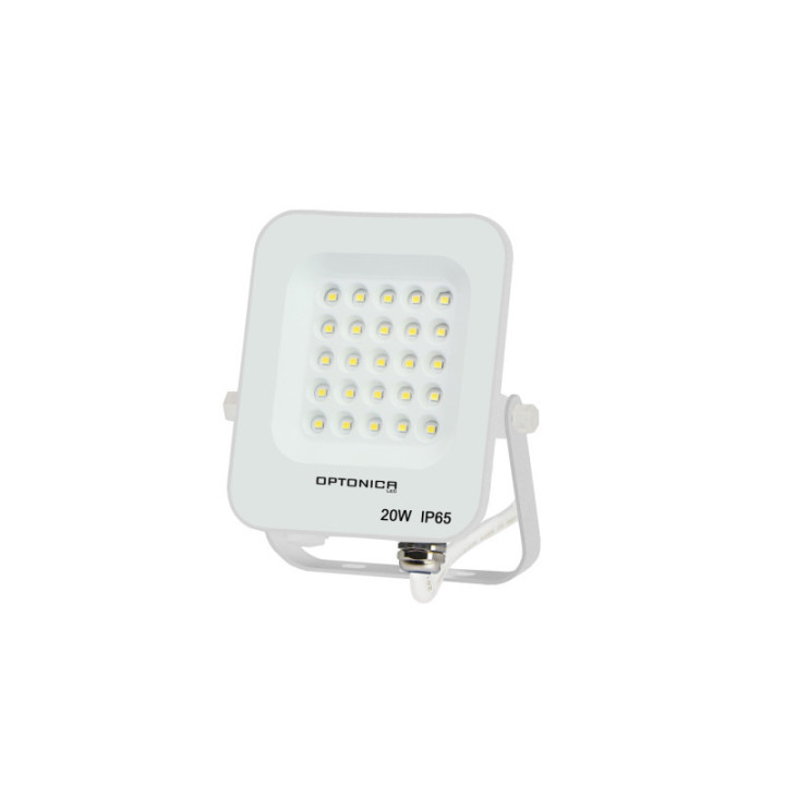 LED SMD FLOODLIGHT WHITE 20W 1800LM AC220-240V 90° IP65 6000K