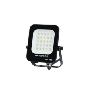 LED SMD FLOODLIGHT BLACK 10W 900LM AC220-240V 90° IP65 2700K