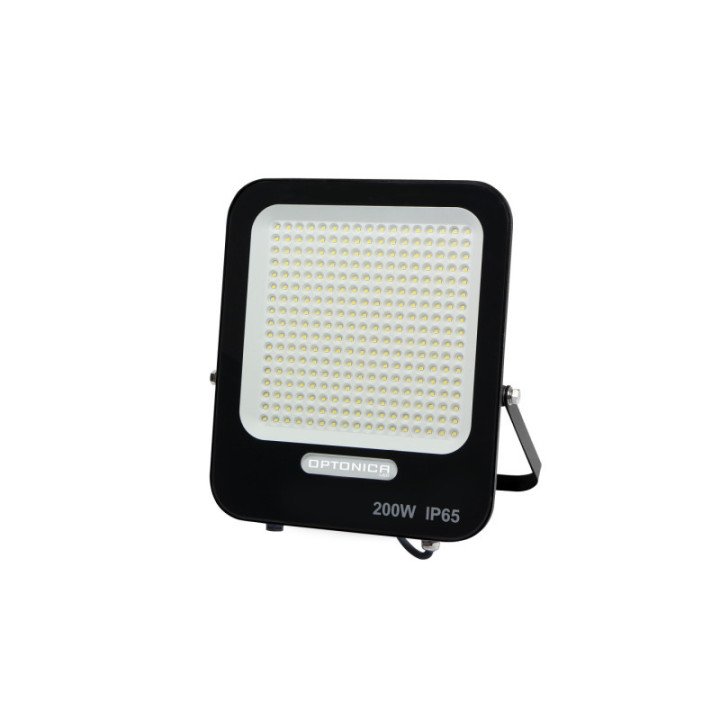 LED SMD FLOODLIGHT BLACK 200W 18000LM AC220-240V 90° IP65 4500K