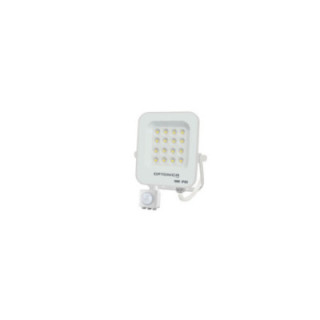 LED SMD FLOODLIGHT WHITE 10W 900LM AC220-240V 90° IP65 6000K + détecteur