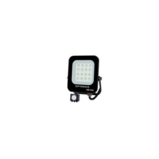 LED SMD FLOODLIGHT BLACK 10W 900LM AC220-240V 90° IP65 6000K + détecteur