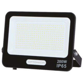 LED SMD FLOODLIGHT BLACK 300W 90lm/W AC180-265V 120° IP65 6000K - 30cm CABLE