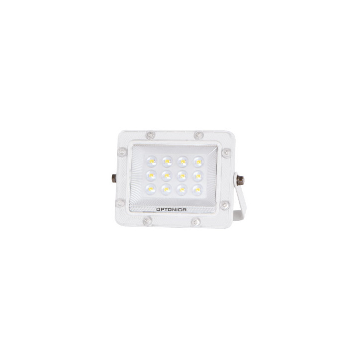 LED SMD FLOODLIGHT WHITE 10W 100lm/W AC180-265V 90° IP65 6000K - 30cm CABLE