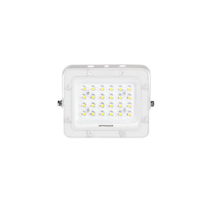 LED SMD FLOODLIGHT WHITE 20W 100lm/W AC180-265V 90° IP65 6000K - 30cm CABLE