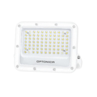 LED SMD FLOODLIGHT WHITE 50W 100lm/W AC180-265V 90° IP65 4000K - 70cm CABLE