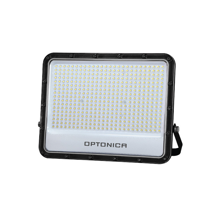 LED SMD FLOODLIGHT BLACK 400W 140lm/W AC180-265V 90° IP65 6000K - 100cm CABLE