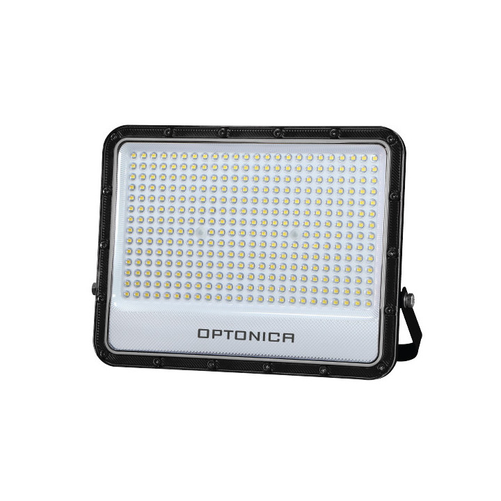 LED SMD FLOODLIGHT BLACK 200W 140lm/W AC180-265V 90° IP65 6000K - 100cm CABLE