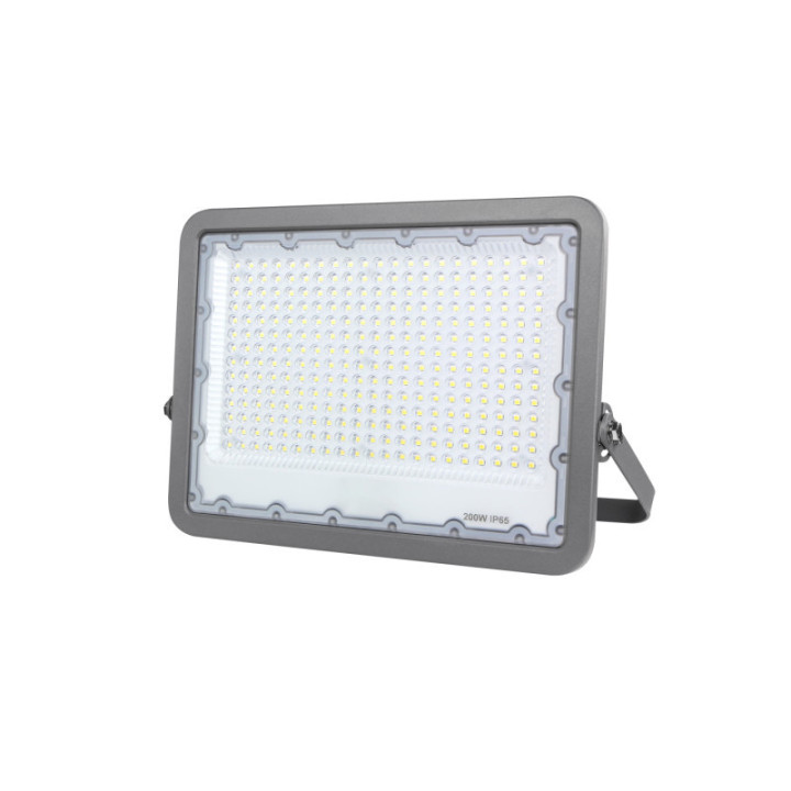 LED SMD FLOODLIGHT GREY 200W 20000LM AC220-240V 90° IP65 6000K