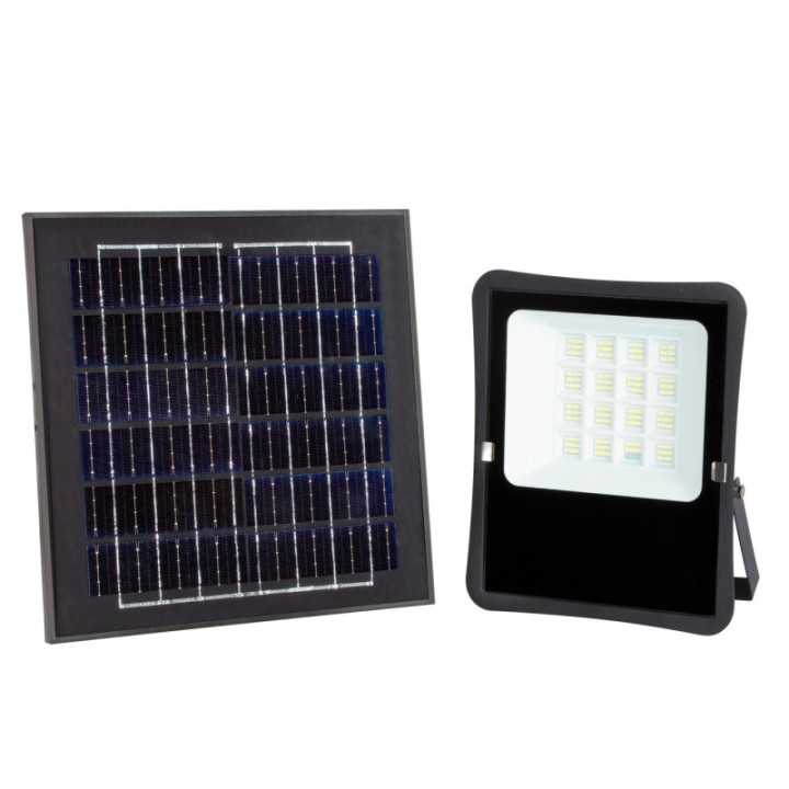 SOLAR POWER LED FLOODLIGHT 1600Lm 6000K 3.2V/17.5Ah