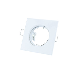 Anneau carré non ajustable corps blanc 82*82*29mm G5.3