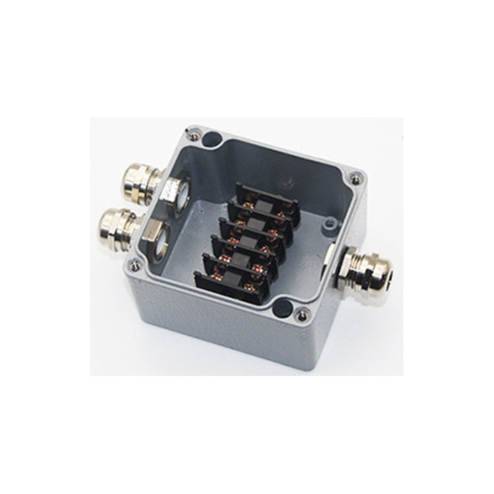 BORNIER ALUMINIUM ÉTANCHE IP68 450V/24A - 3 BORNES