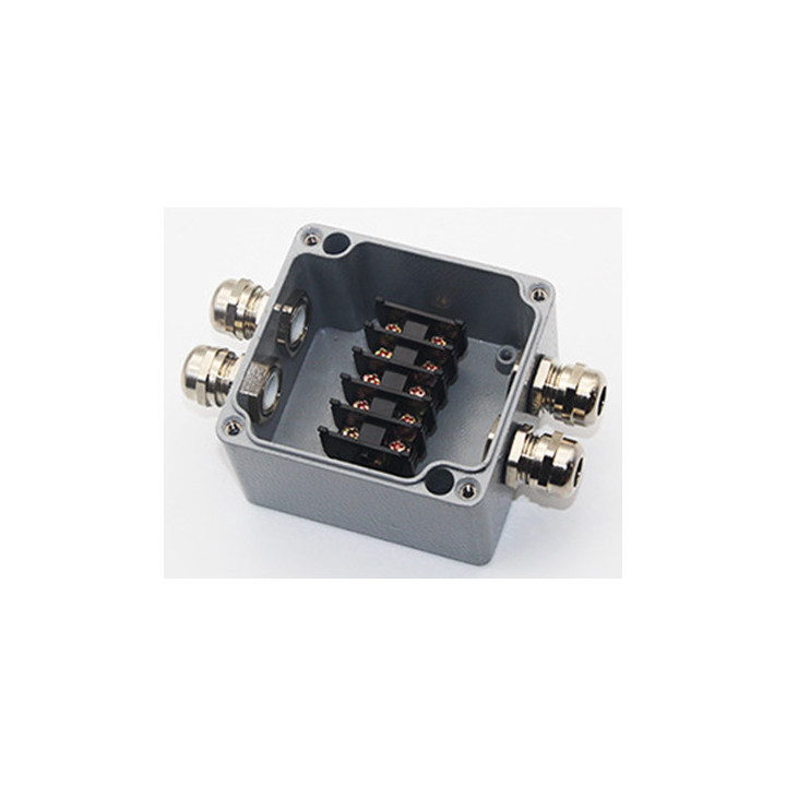 BORNIER ALUMINIUM ÉTANCHE IP68 450V/24A - 4 BORNES