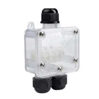 BORNIER ÉTANCHE IP68 - BOX SPLITTER 3 BORNES - TRANSPARENT