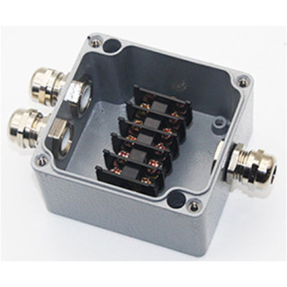 BORNIER ALUMINIUM ÉTANCHE IP68 450V 24A - 3 BORNES