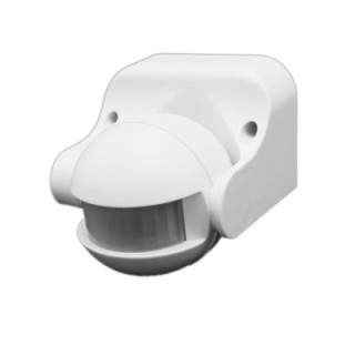 Détecteur de mouvement PIR IP44 AC220-240V D:12m 180° Lux:10-2000
