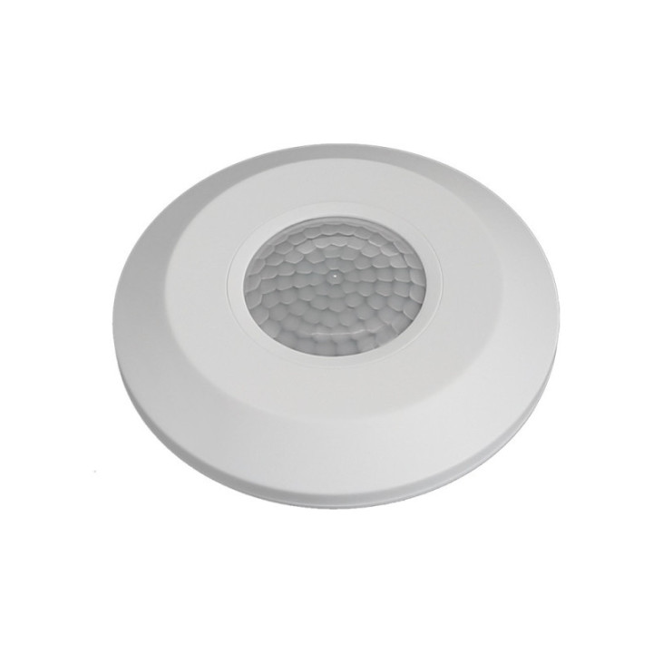 Détecteur de mouvement PIR IP20 AC220-240V D:8m 360° Lux:10-2000