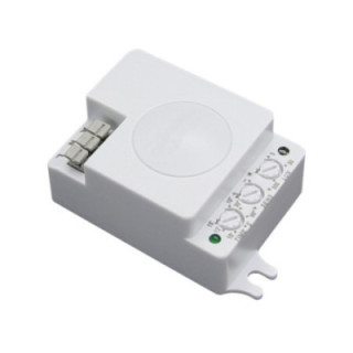 CAPTEUR MICRO-ONDES IP20 AC220-240V 5.8 Ghz D:3-10m 180°/300° Lux:10-2000