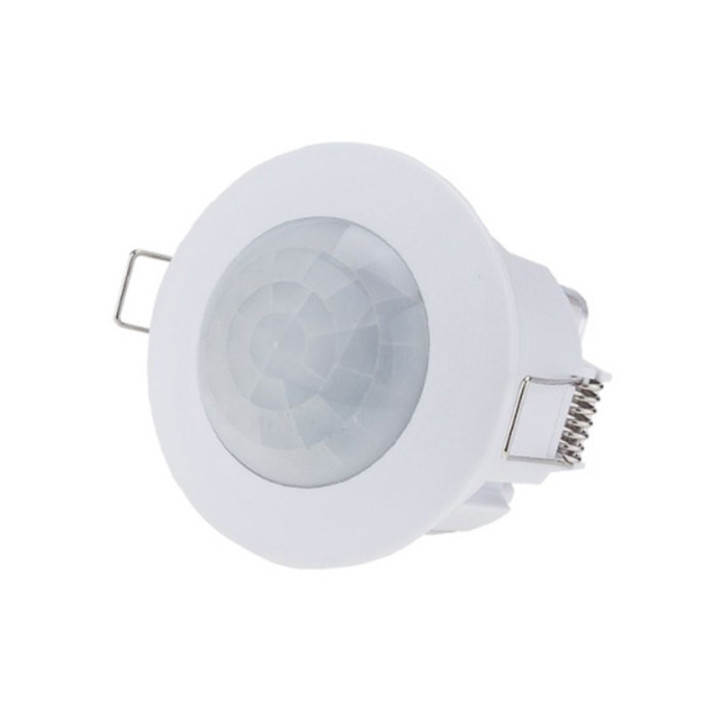 Détecteur de mouvement PIR IP20 AC220-240V D:6m 360° Lux:10-2000