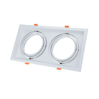 CORPS BLANC RECTANGULAIRE 2*ARING ADJUSTABLE 330*180*42mm