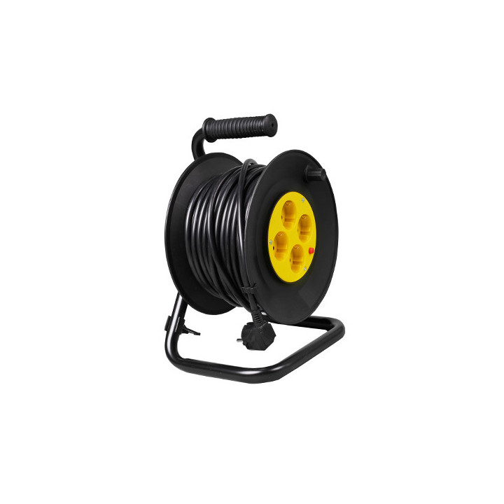 ENROULEURS DE CÂBLES H05VV-F3G1.5mm-25M IP20 230V R:1000W(4.35A)/U:3200W/(14A)